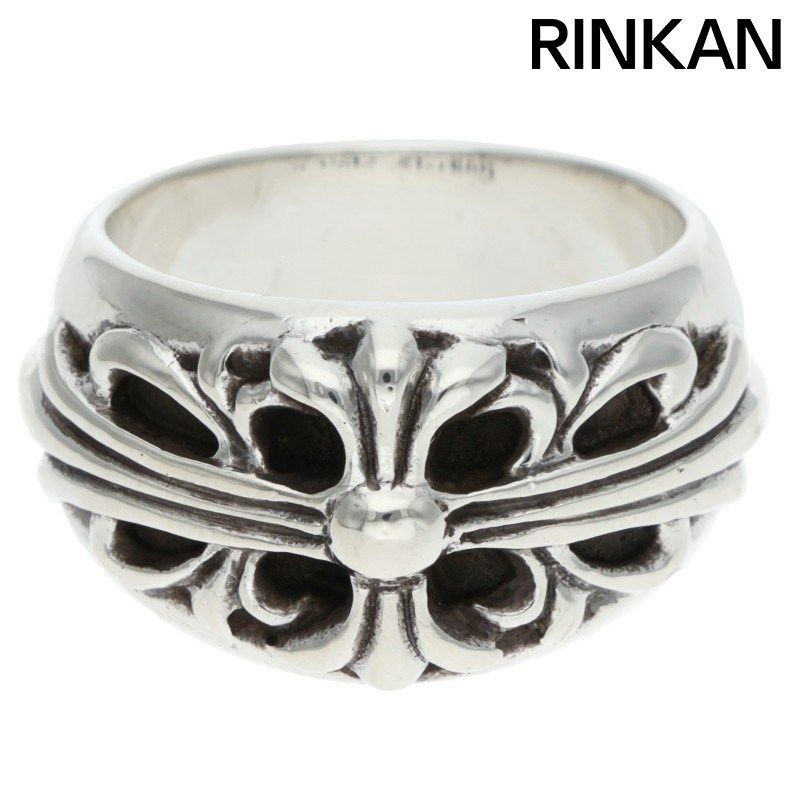 クロムハーツ FLRL CRS|フローラルクロス シルバーリング メンズ 15号