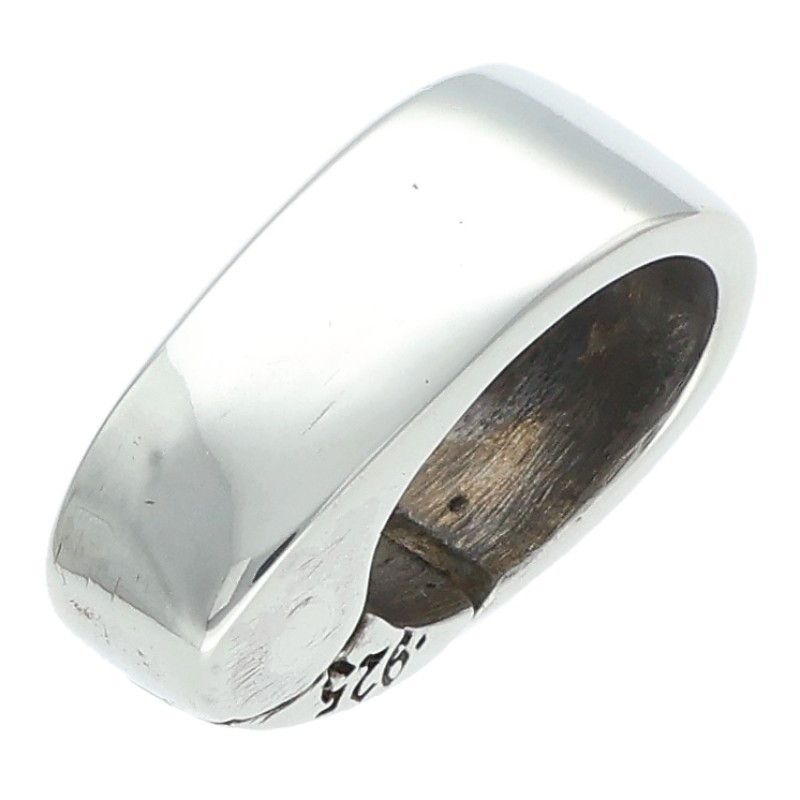 クロムハーツ PLAIN BALE/プレーンベイル シルバーネックレストップ