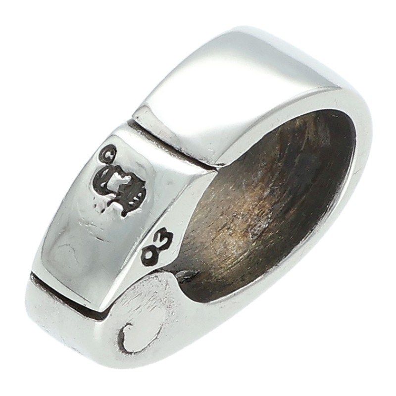 クロムハーツ PLAIN BALE/プレーンベイル シルバーネックレストップ