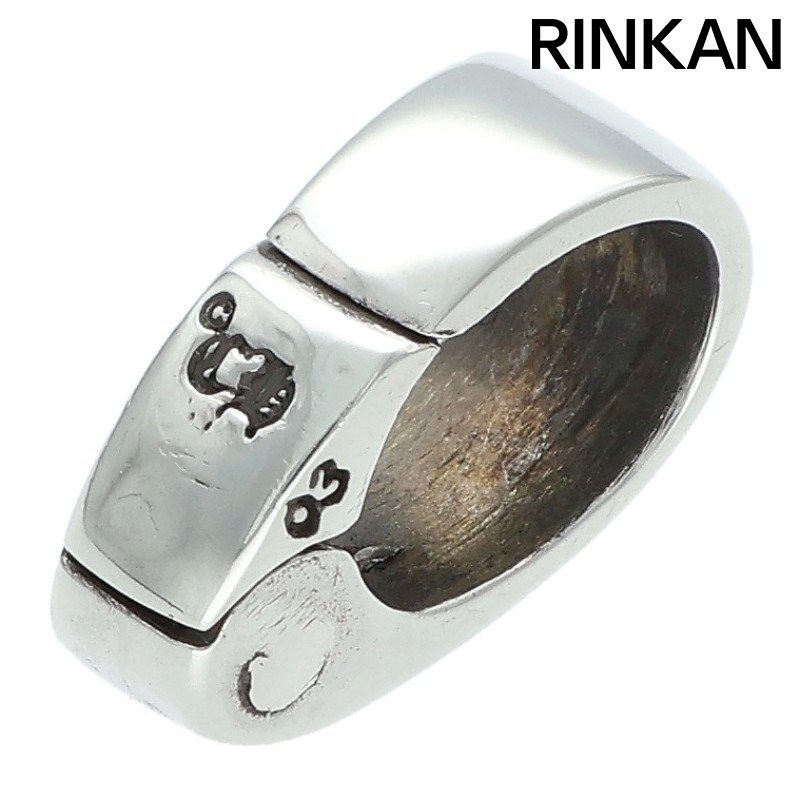 クロムハーツ PLAIN BALE/プレーンベイル シルバーネックレストップ