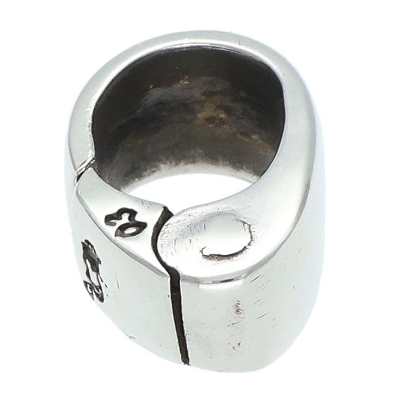 クロムハーツ PLAIN BALE/プレーンベイル シルバーネックレストップ