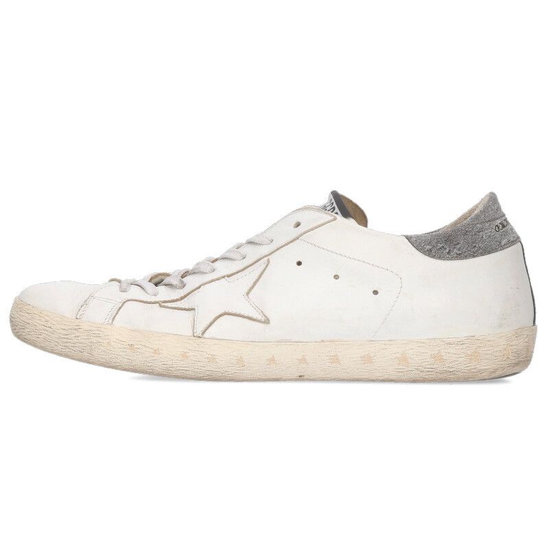 ゴールデングース Super Star ヴィンテージ加工ローカットスニーカー メンズ 43