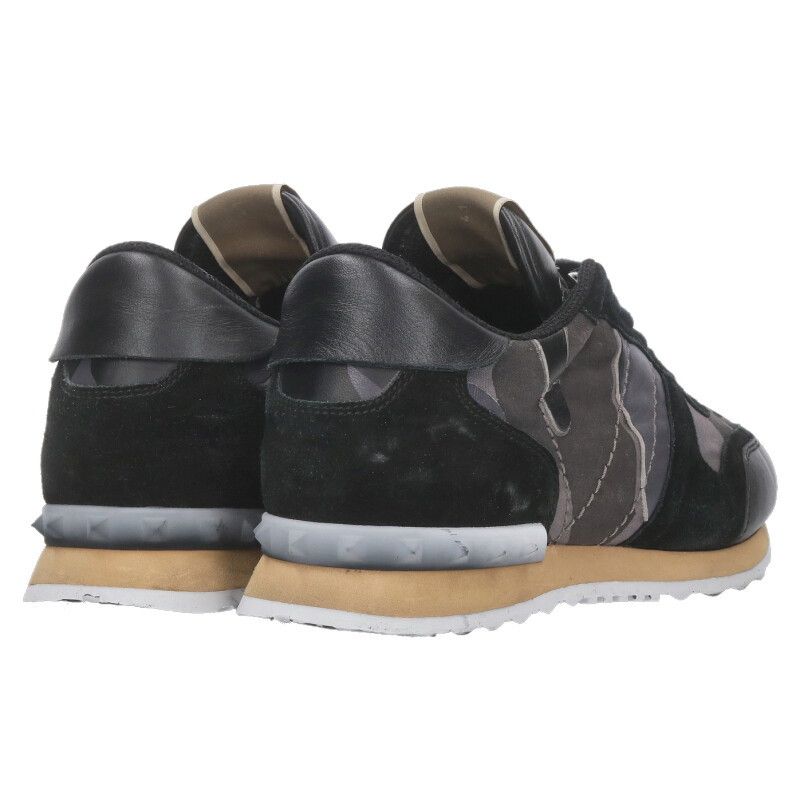 ヴァレンティノガラヴァーニ カモ柄ローカットスニーカー