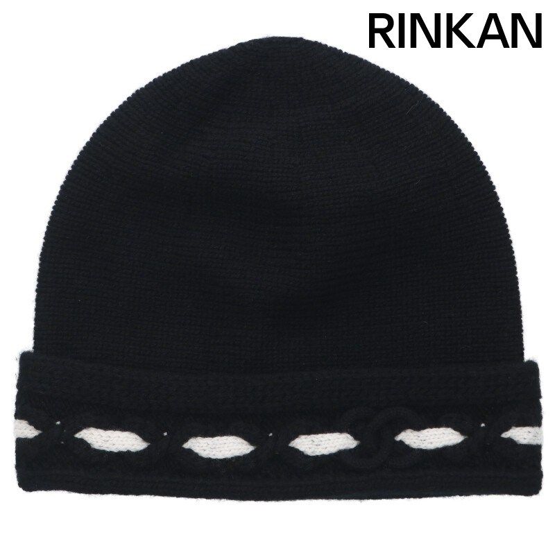 シャネル ココマークカシミヤビーニー メンズ