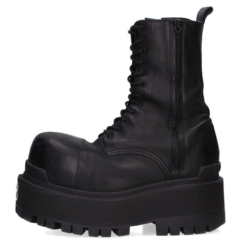 バレンシアガ 813689 ジャイアントレザーブーツ メンズ 42