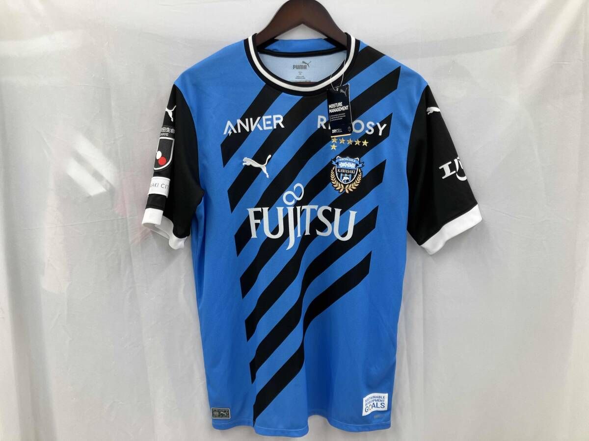 タグ付き 27 松永根 悠仁 ユニフォーム 川崎フロンターレ 2025 ホーム サッカー サイズ XL