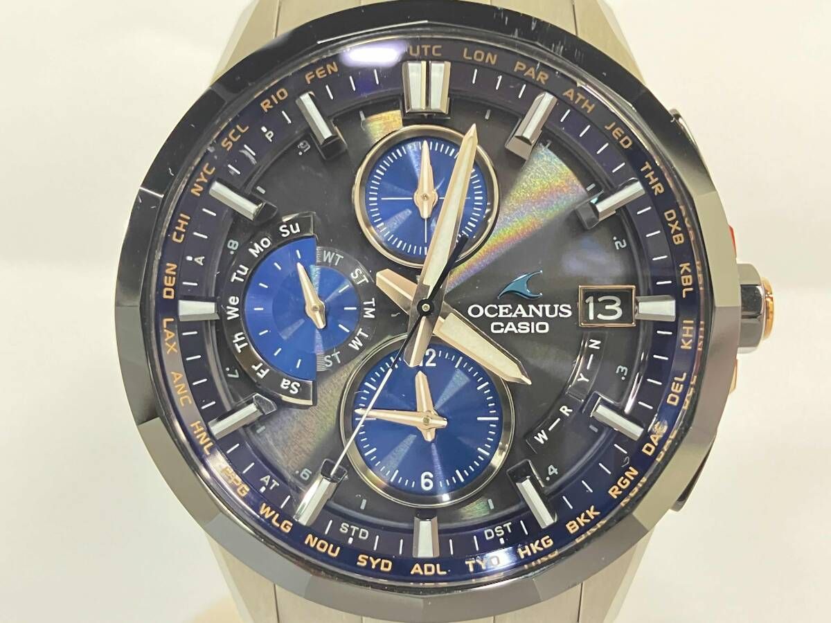 CASIO OCEANUS カシオ オシアナス OCW-S 3001 電波ソーラー 腕時計 時計