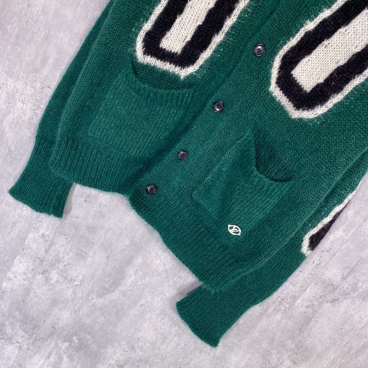 22AW ルイヴィトン グラフィックモヘア ロング カーディガン スウェット LOUIS VUITTON』ルイヴィトン (L) グラフィックモヘアロング