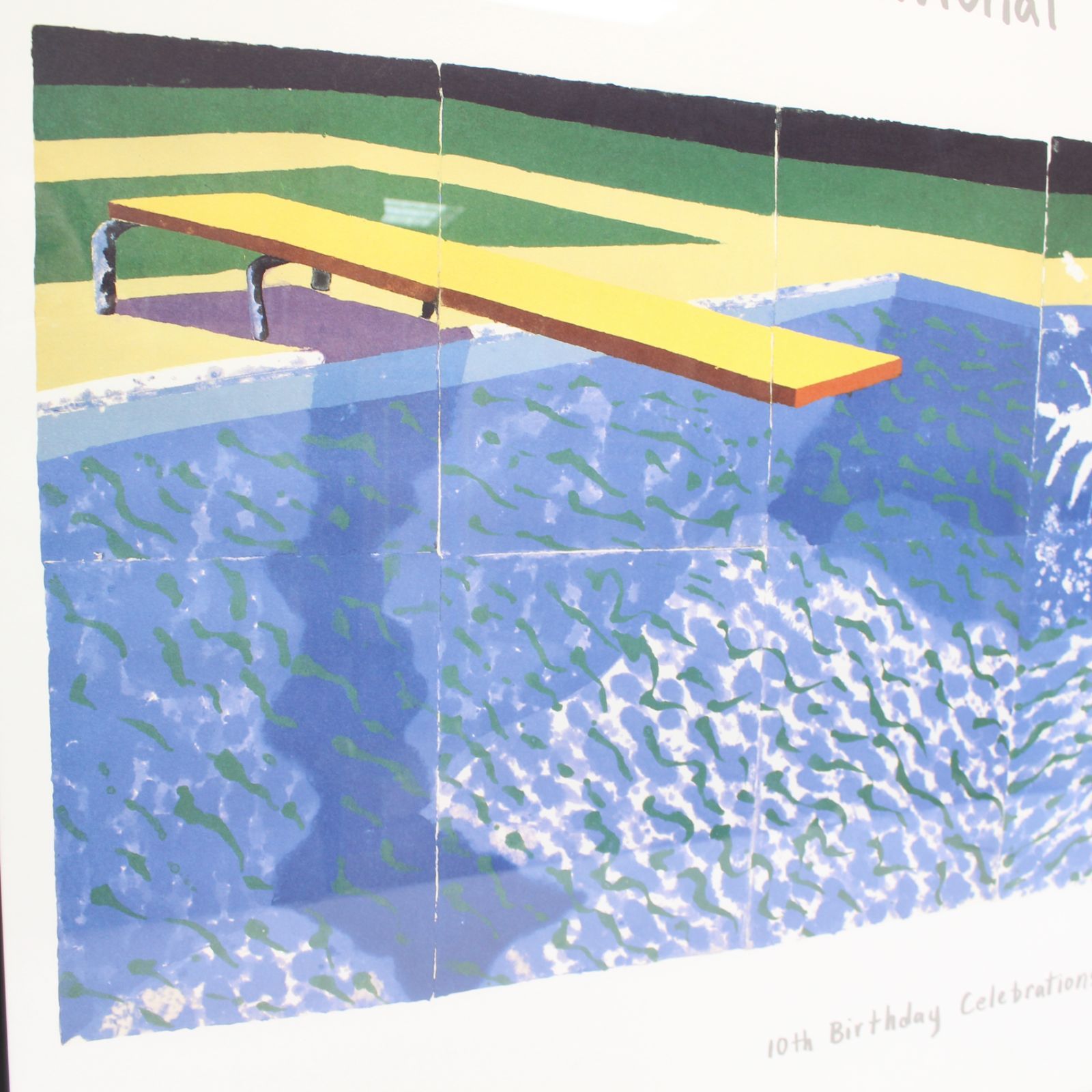 281)【貴重/額装品】ペーパープール デビット ホックニー インテリア