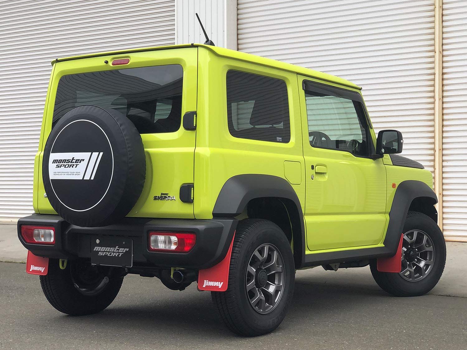  MONSTER SPORT スペアタイヤカバー MSサークル 車種 設計 ジムニーシエラ JB 74 W |ジムニーノマド JC スペアタイヤ用 タイヤカバー 防水 防塵 劣化防止 保管 収納 771110-5600 M その他 タイヤ ホイール