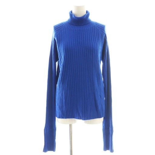 ル フィル LE PHIL 24 AW ウールリブタートル ニット プルオーバー F ブルー |DF OS