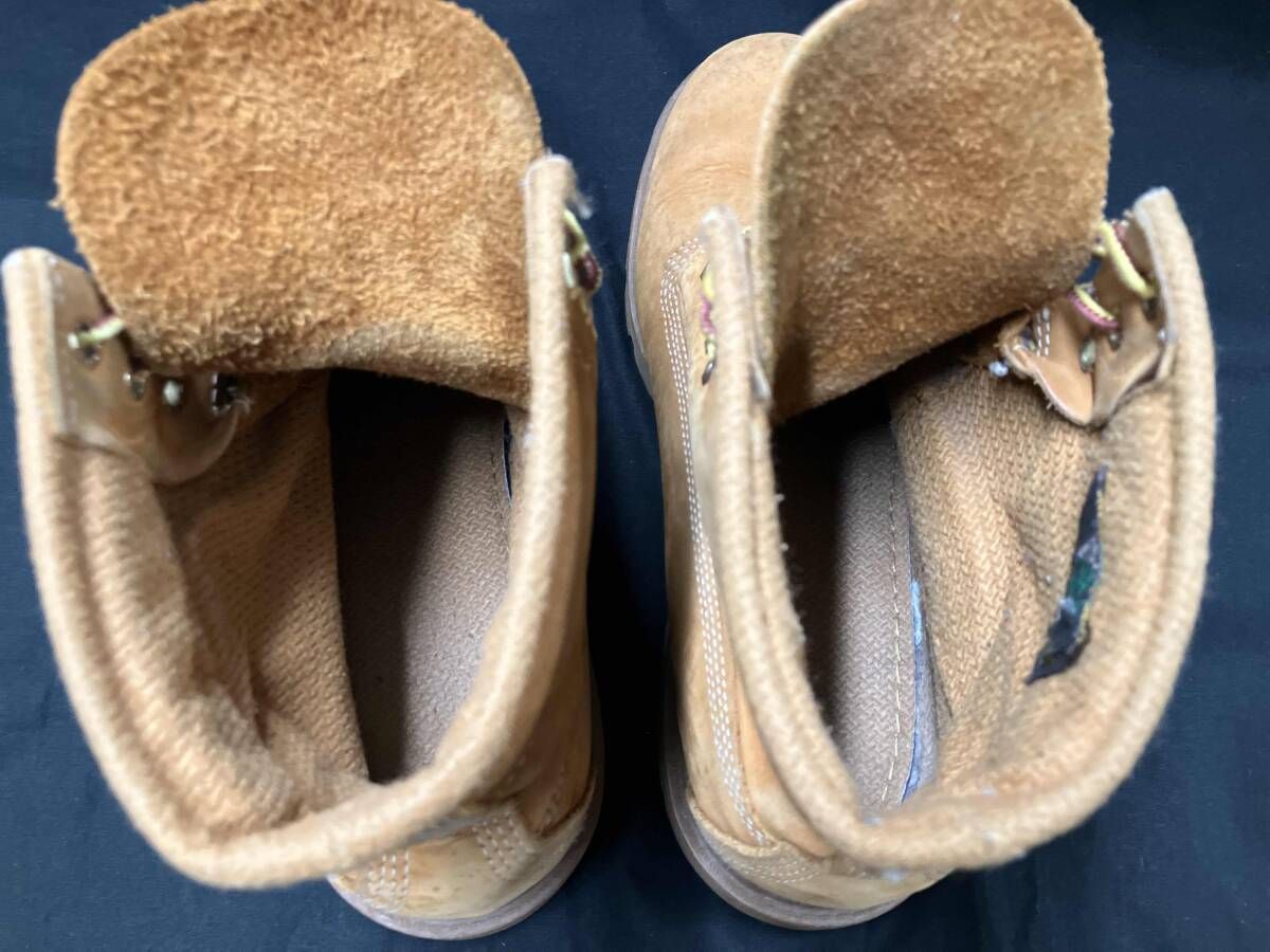  Timberland ティンバーランド レザー ブーツ 7.5 W ベージュ その他 ブーツ 革靴