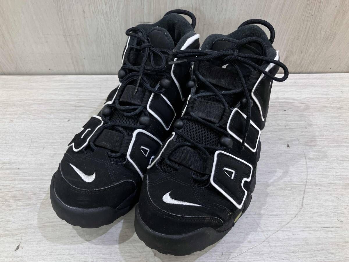 通年 NIKE ナイキ スニーカー AIR MORE UPTEMPO 27.5 cm ブラック