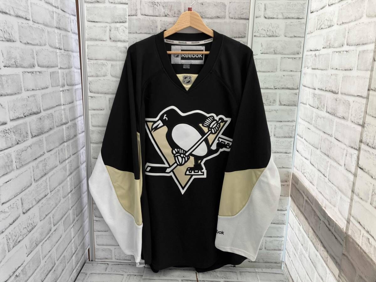 Reebok | NHL Pittsburgh Penguins 古着 90 s レプリカユニフォーム リーボック ピッツバーグ ペンギンズ ホッケー XXLサイズ