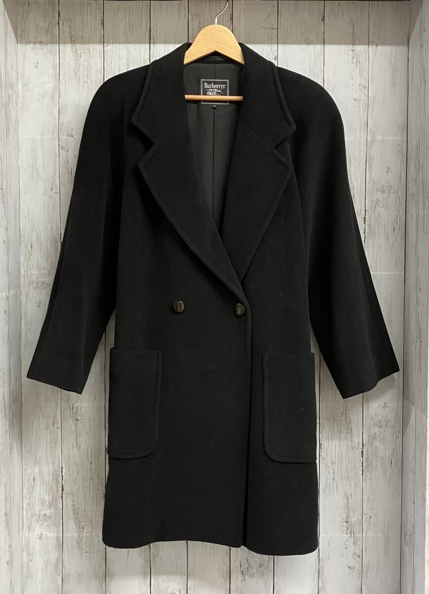 Burberrys バーバリーズ 90s ウールコート アンゴラ BLK その他コート