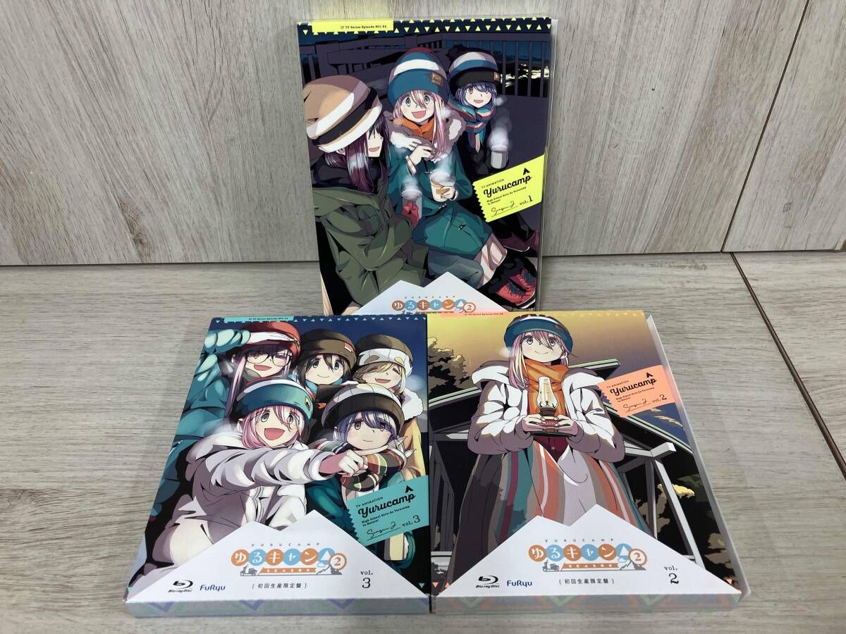 全3巻セット]ゆるキャン△SEASON2 第1~3巻(Blu-ray Disc) - メルカリ
