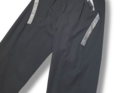 24AW YOHJI YAMAMOTO POUR HOMME ロングパンツ ARMY GABARDINE SIDE CURVE PANTS 3サイズ H0-P21-101 ヨウジヤマモトプールオム