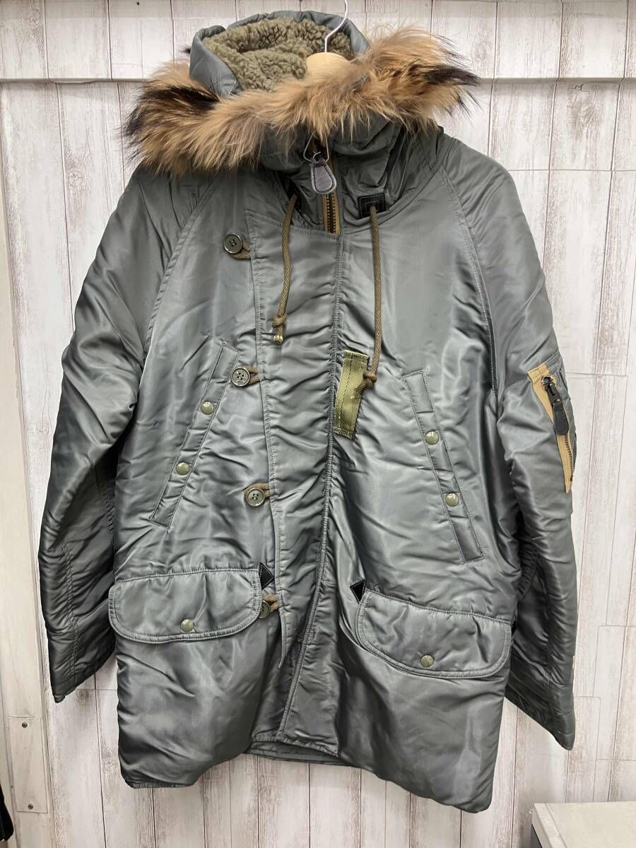 AVIREX 6182220 N-3 Bジャケット カーキ Mサイズ B