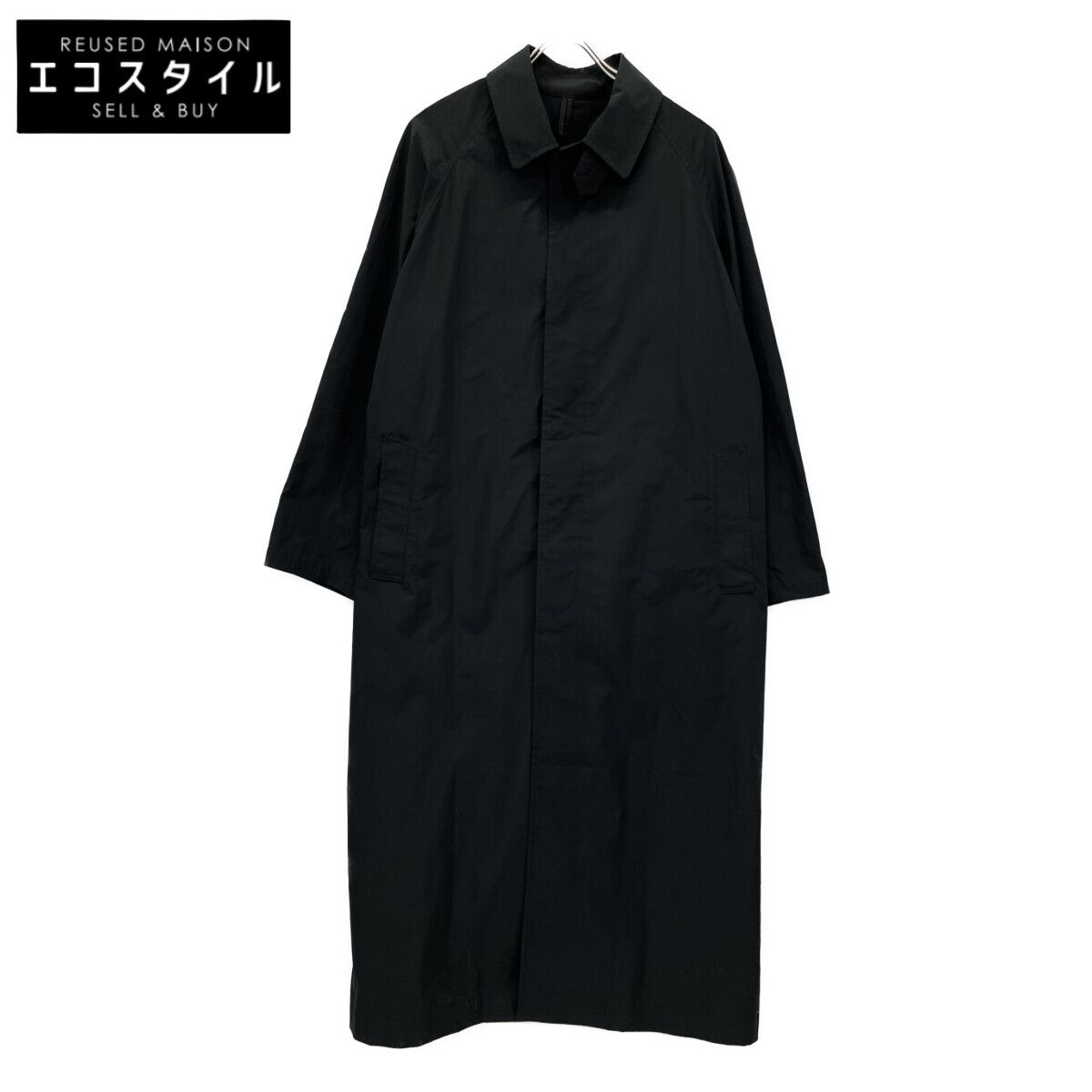 Plage プラージュ ﾌﾞﾗｯｸ 24-020-922-1000 ﾗｸﾞﾗﾝｽﾘｰﾌﾞｺｰﾄ 38