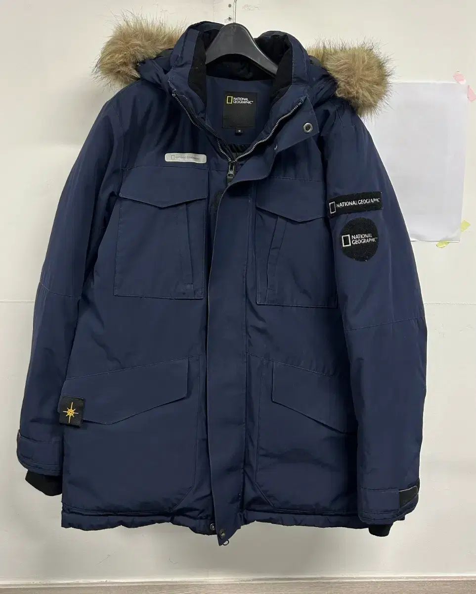 ナショナルジオグラフィック メンズ ダックダウン ダウン M ネイビー