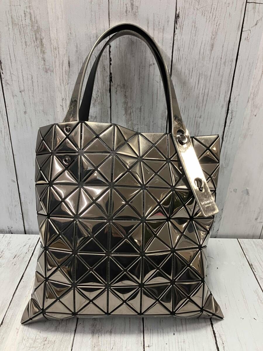 BAO BAO ISSEY MIYAKE/トートバッグ/シルバー - メルカリ