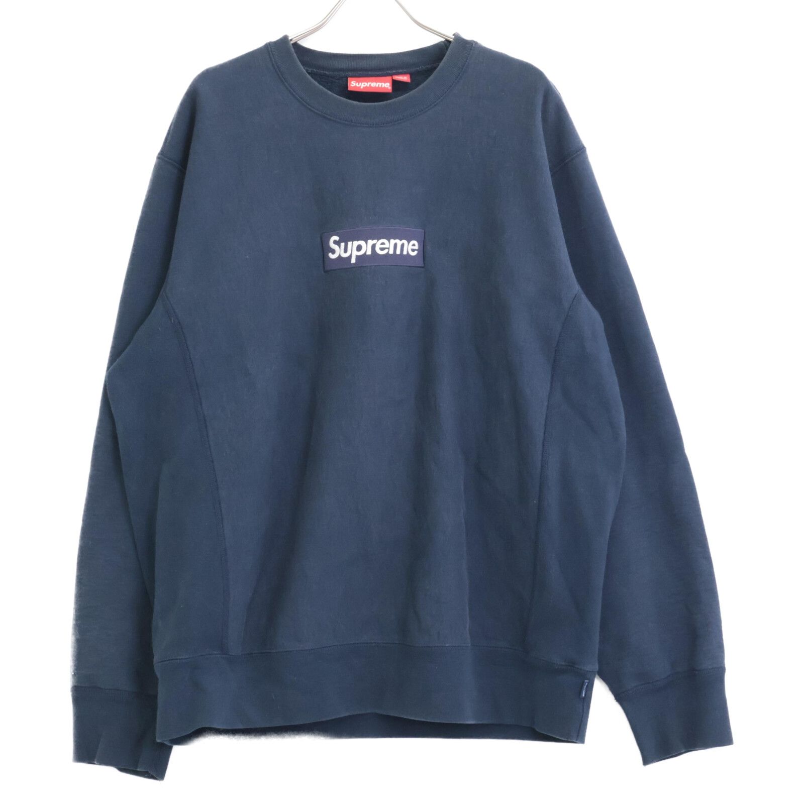 Supreme シュプリーム ﾈｲﾋﾞｰ ﾎﾞｯｸｽﾛｺﾞ ｽｳｪｯﾄﾄﾚｰﾅｰ XL 【公式通販】