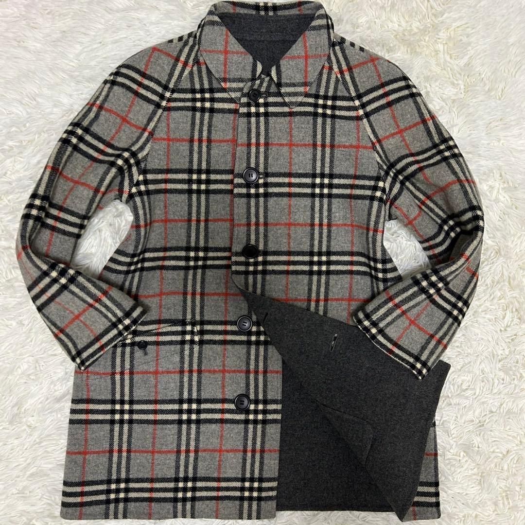 極美品/M】BURBERRYS バーバリーズ リバーシブル チェスターコート