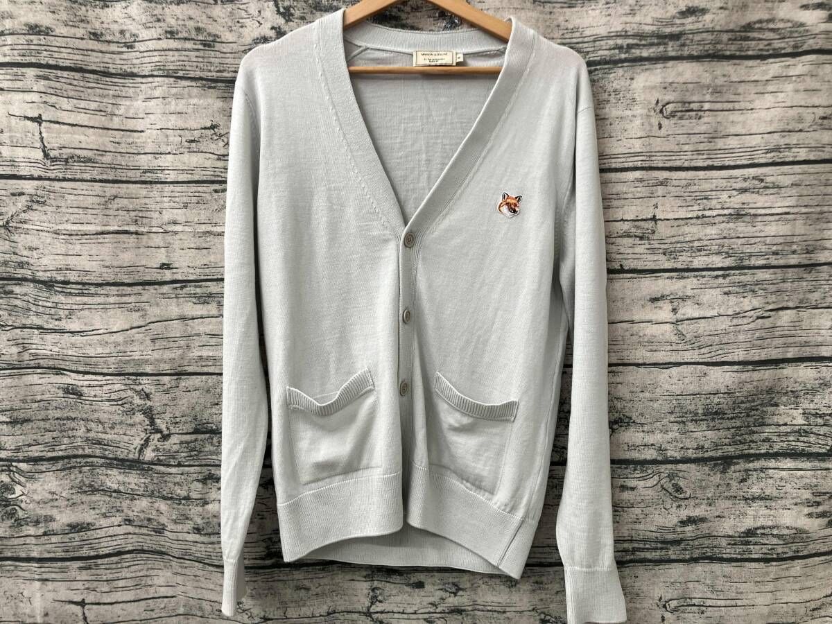 MAISON KITSUNE メゾンキツネ カーディガン Mサイズ グレー