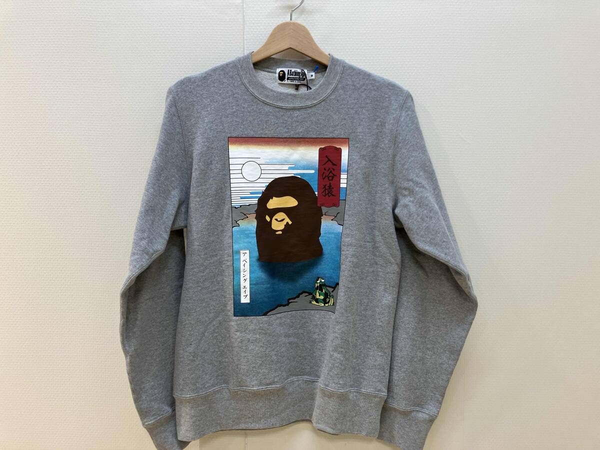 A Bathing Ape ア ベイシング エイプ JAPAN A BATHING APE CREWNECK