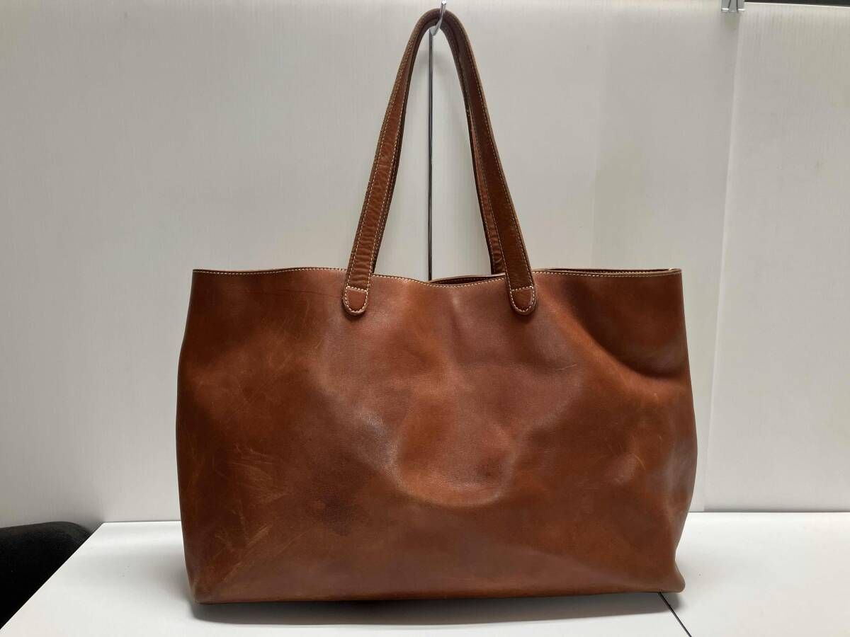 土屋鞄 ツチヤカバン トートバッグ / ブラウン・レザー 大きめ 状態