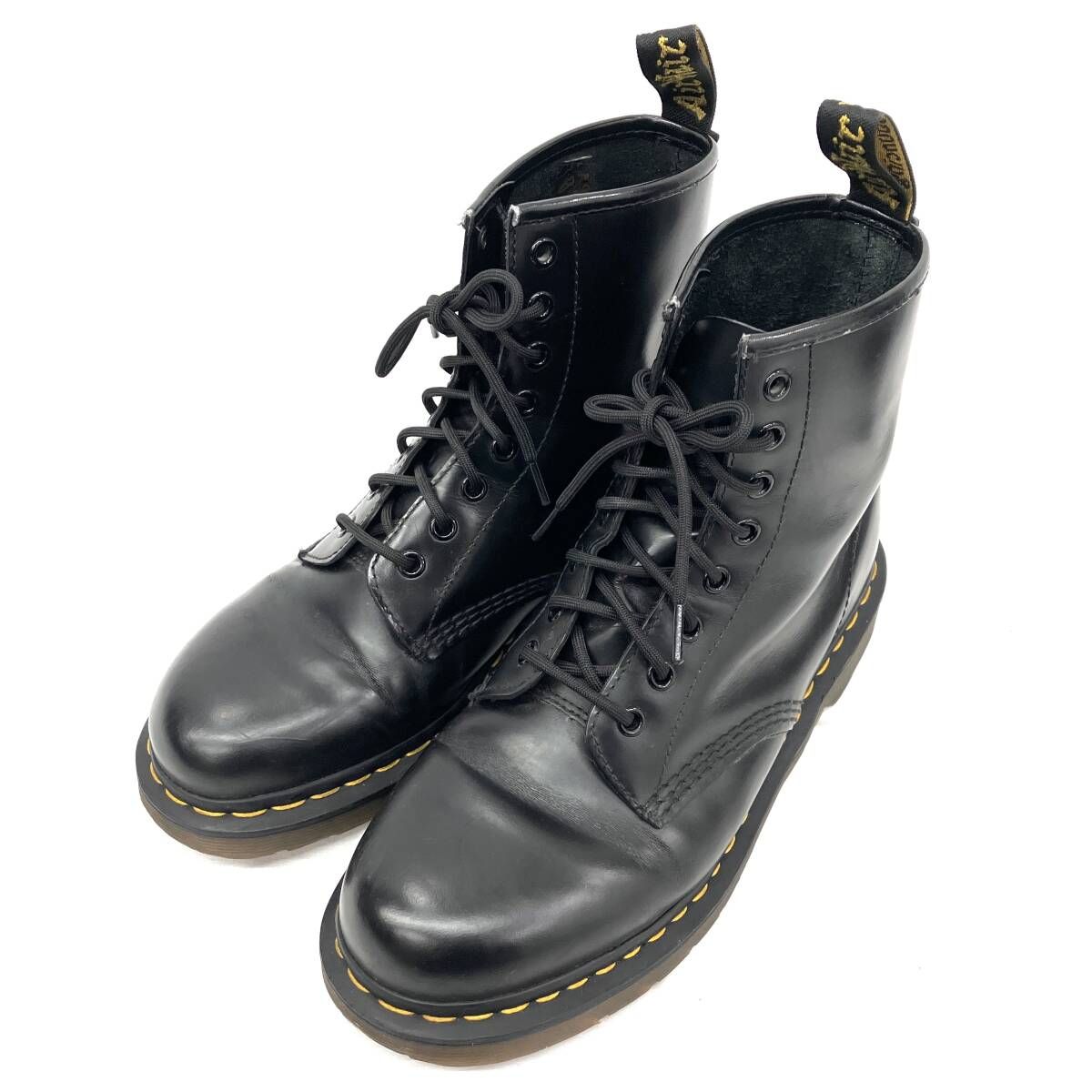 Dr.Marten ドクターマーチン 8ホール ショートブーツ ブラック サイズUK 8