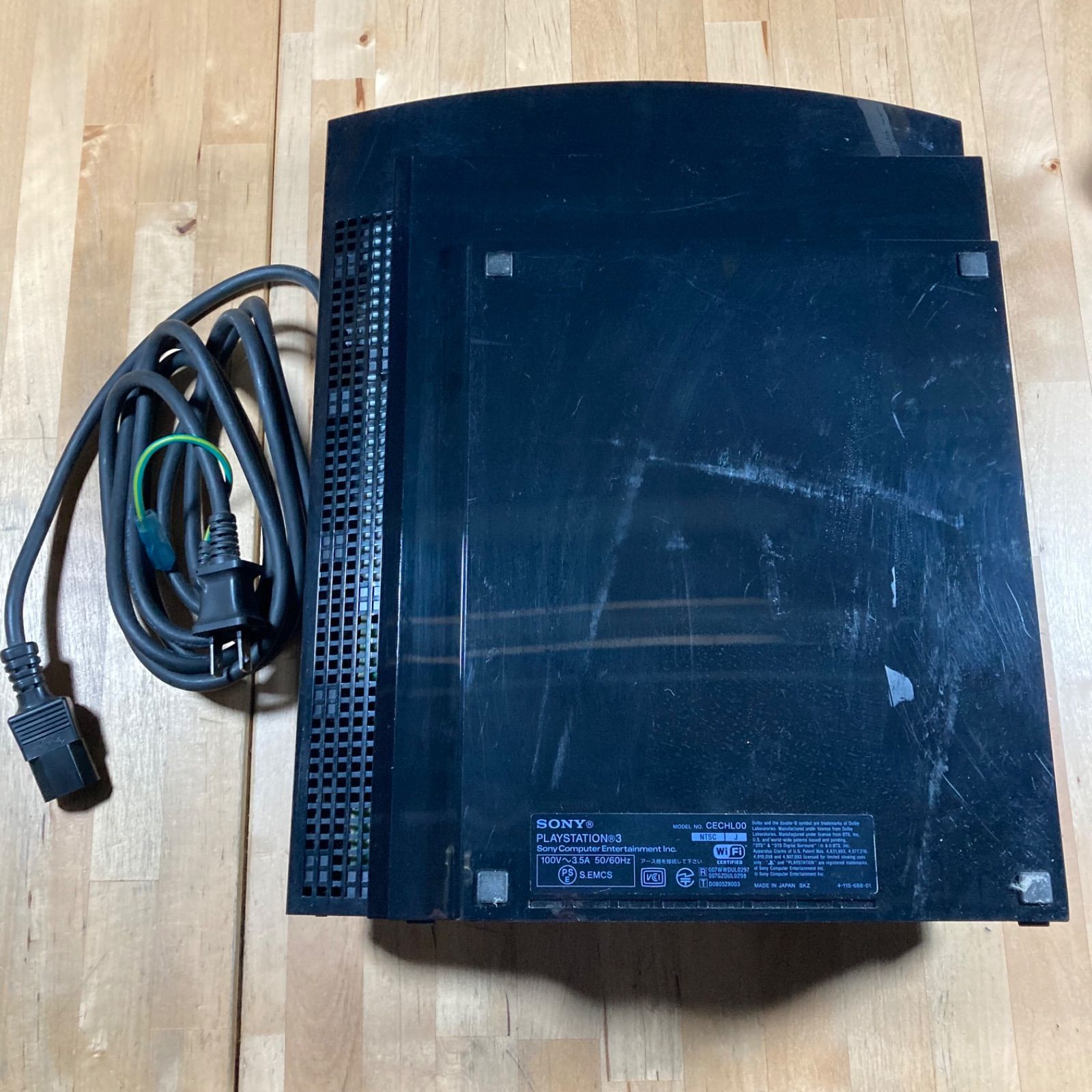 プレステ3   ジャンク ジャンク PS3 クリアブラック 40GB 本体 ゲーム機 プレステ ソニー