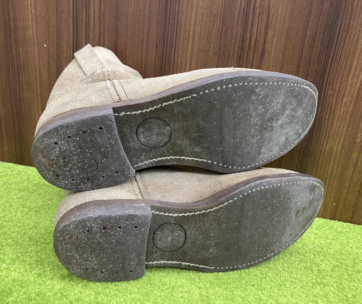  RED WING レッドウイング ワークブーツ スエード ペコスブーツ サイズ26.5 cm 81|2 ベージュ系 メンズ ブーツ 靴 その他 ブーツ 革靴
