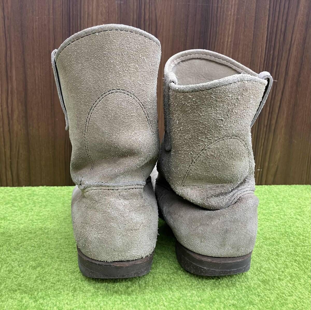 ワークブーツ スエード