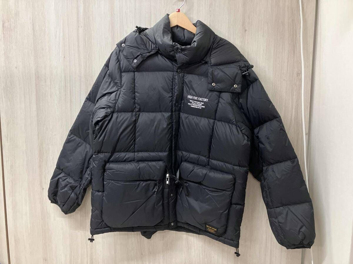 TAION|ダウンジャケット|HIGH FIVE FACTORY | ブラック Lサイズ