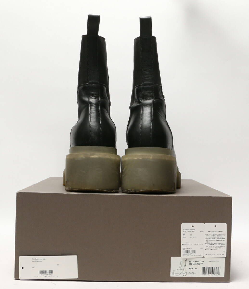  23 ss Rick Owens BEATLE BOGUN BOOTS size 43 ブーツ リック オウエンス その他 ブーツ 革靴
