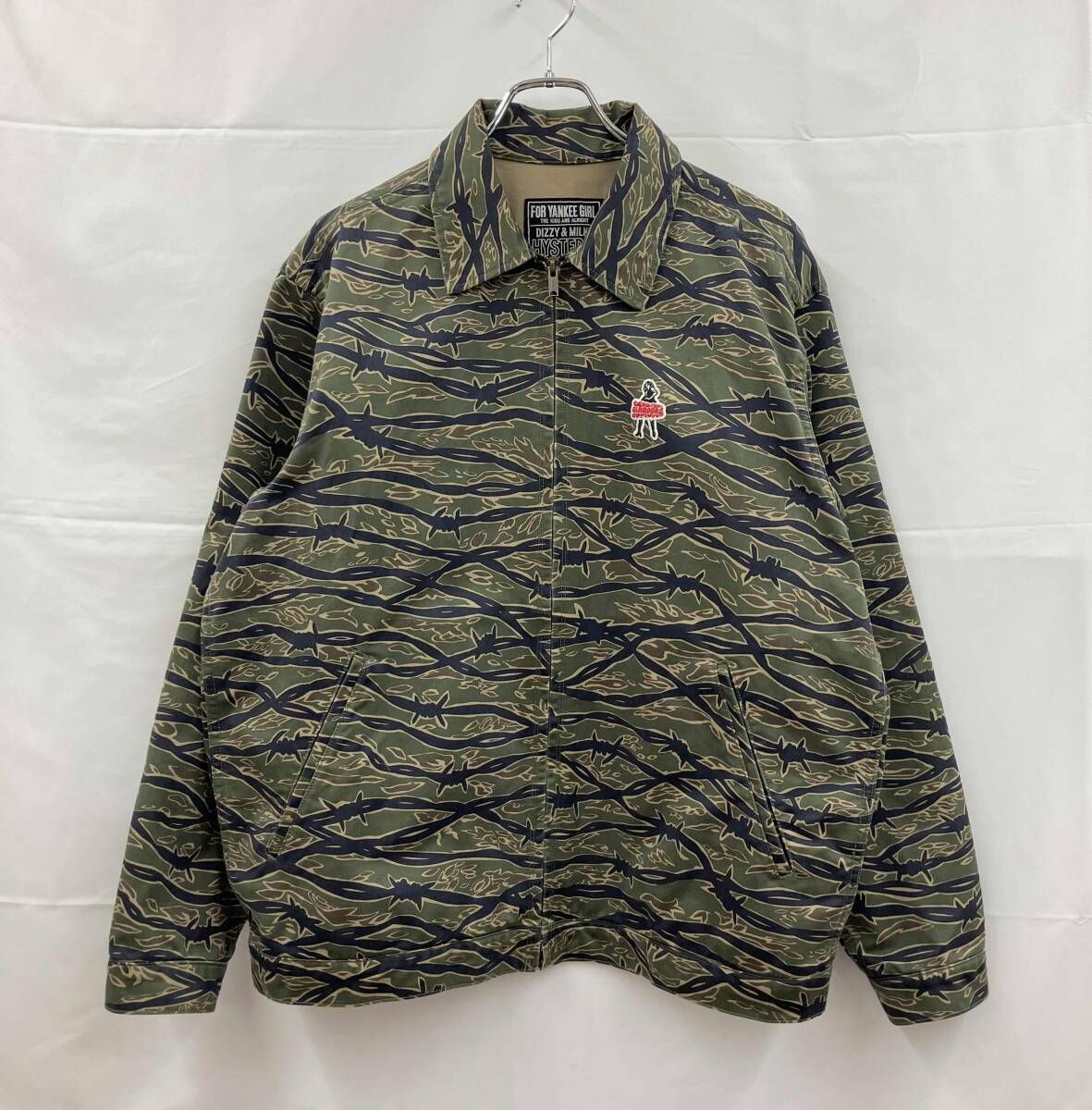 HYSTERIC GLAMOUR ヒステリックグラマー＊カーキワッペンジャケット