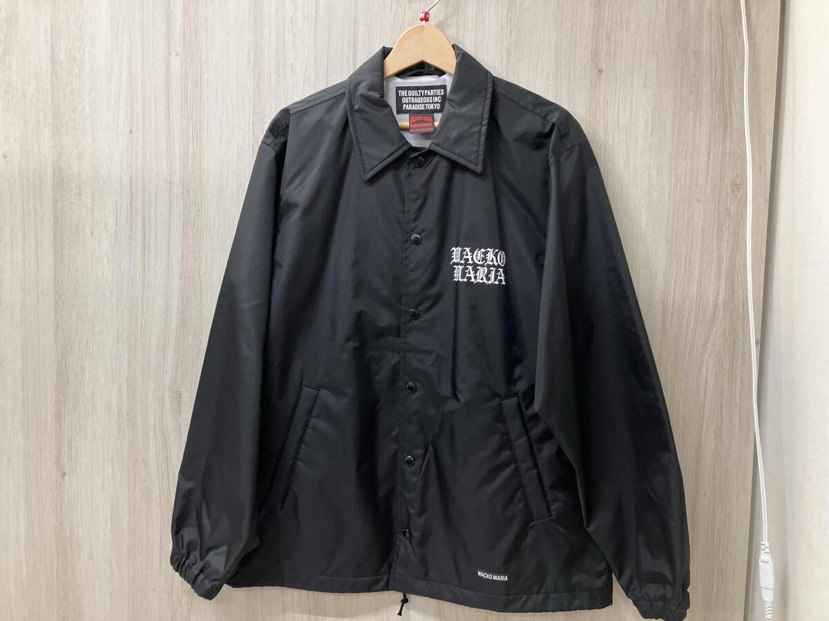 WACKO MARIA|ナイロン 中綿ナイロン |25 aw Death Row Records Coach Jacket ブラック|Lサイズ