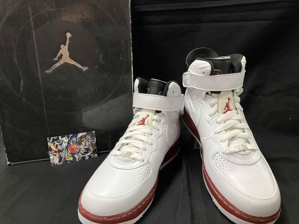 NIKE ナイキ AIR JORDAN FUSION 6 エア フォース 1 x ジョーダン フュージョン 343064-102 ホワイト 28 cm