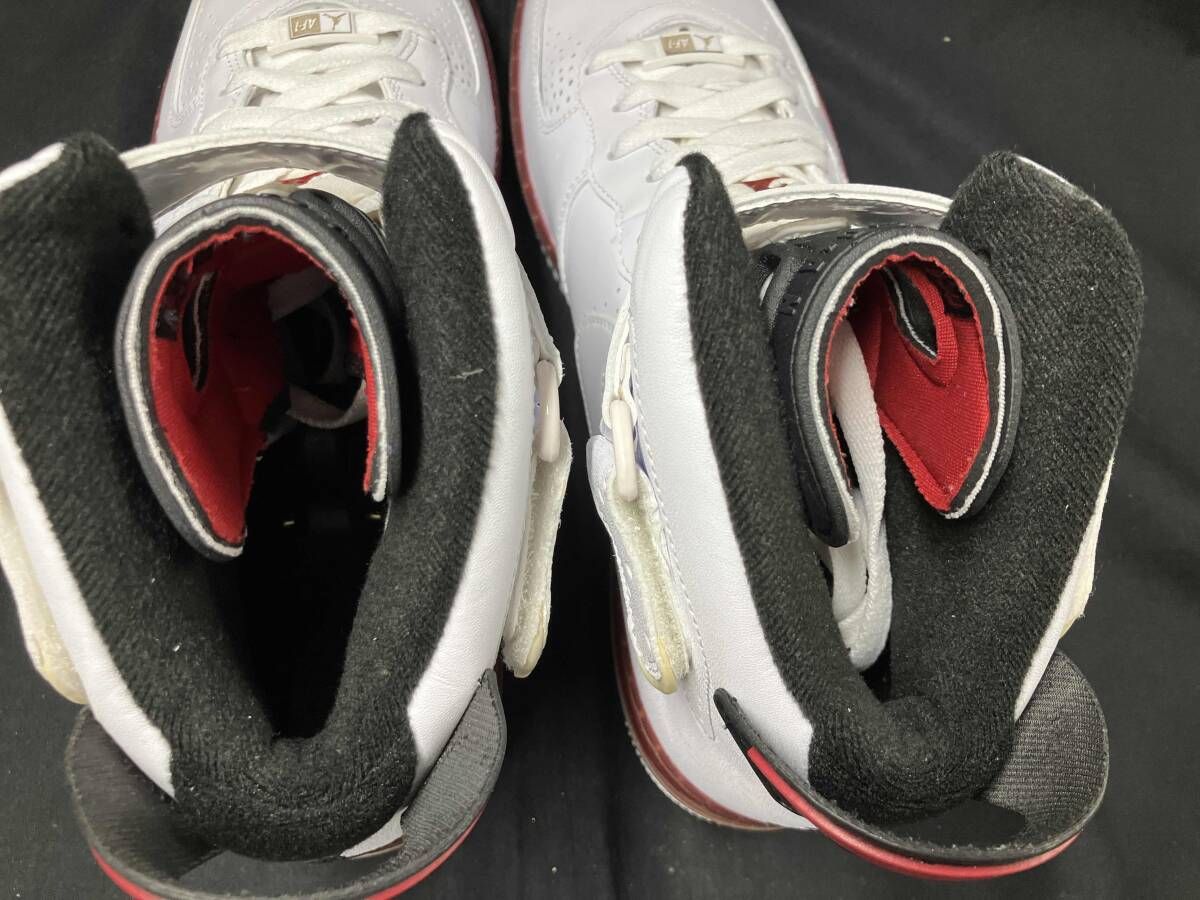  NIKE ナイキ AIR JORDAN FUSION 6 エア フォース 1 x ジョーダン フュージョン 343064-102 ホワイト 28 cm スニーカー 靴