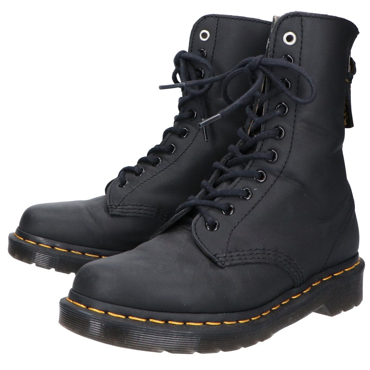 Dr.Martens ドクターマーチン YA-E 18-733-1-02 Y S 10 EYE ワイズ バックジップ レースアップ ブーツ UK 5