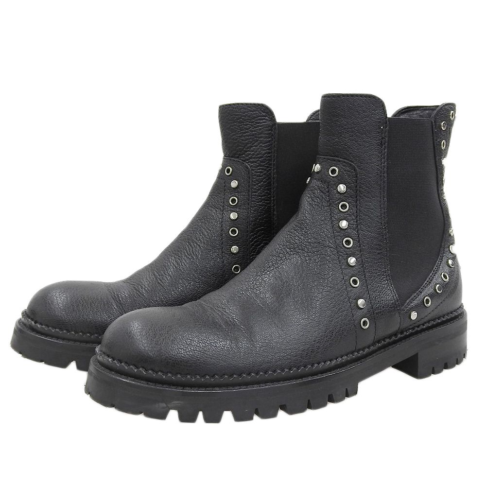 ジミーチュウ　JIMMY CHOO スタッズ　スエード　ブーツ　36 1/2 最終値下げジミーチュウ スタッズ 星 36 エンジニアブーツ ショート