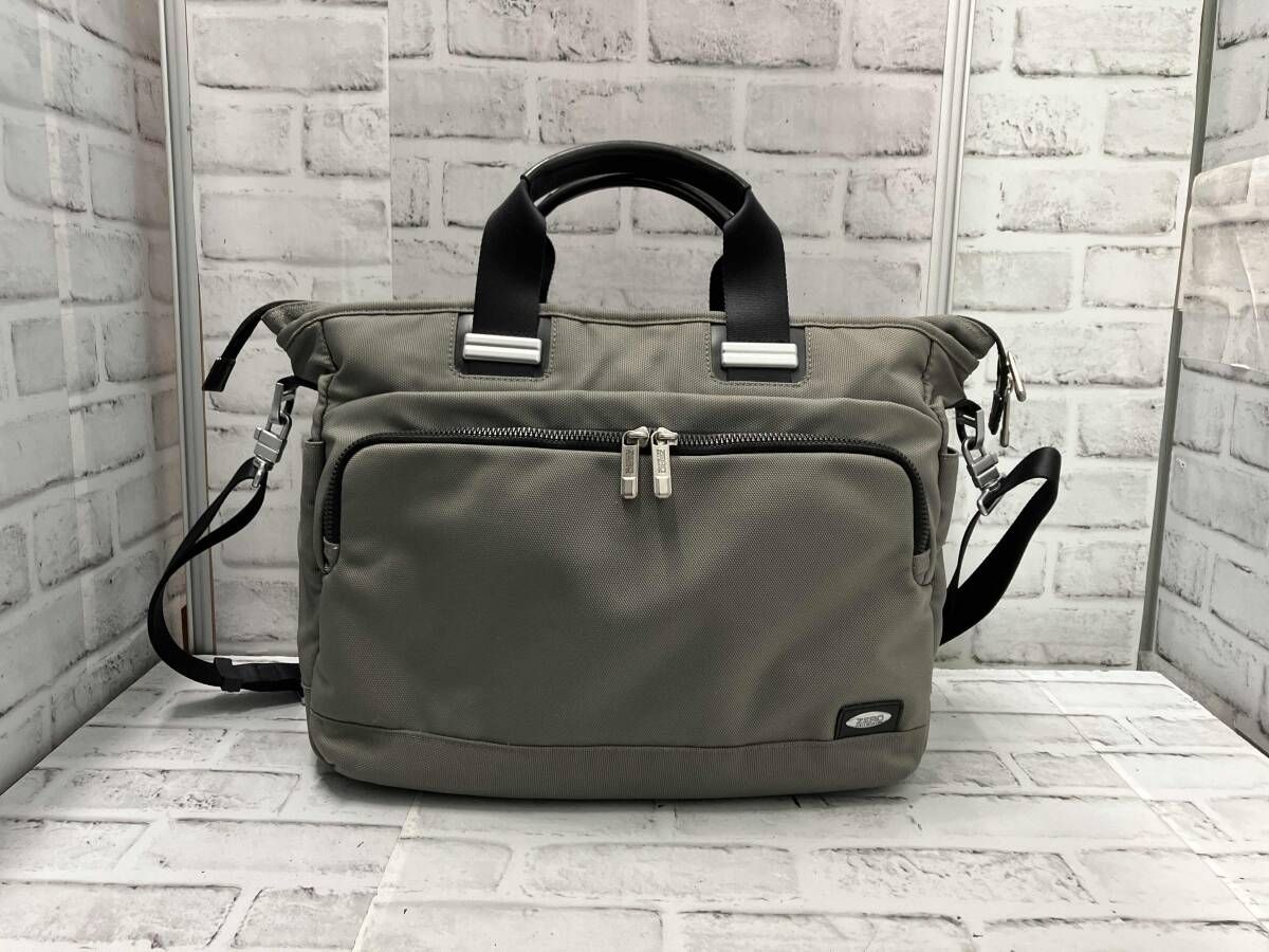 ZERO | 2 WAY ビジネスバッグ ブリーフケース ゼロハリバートン No 80456 Gray グレー