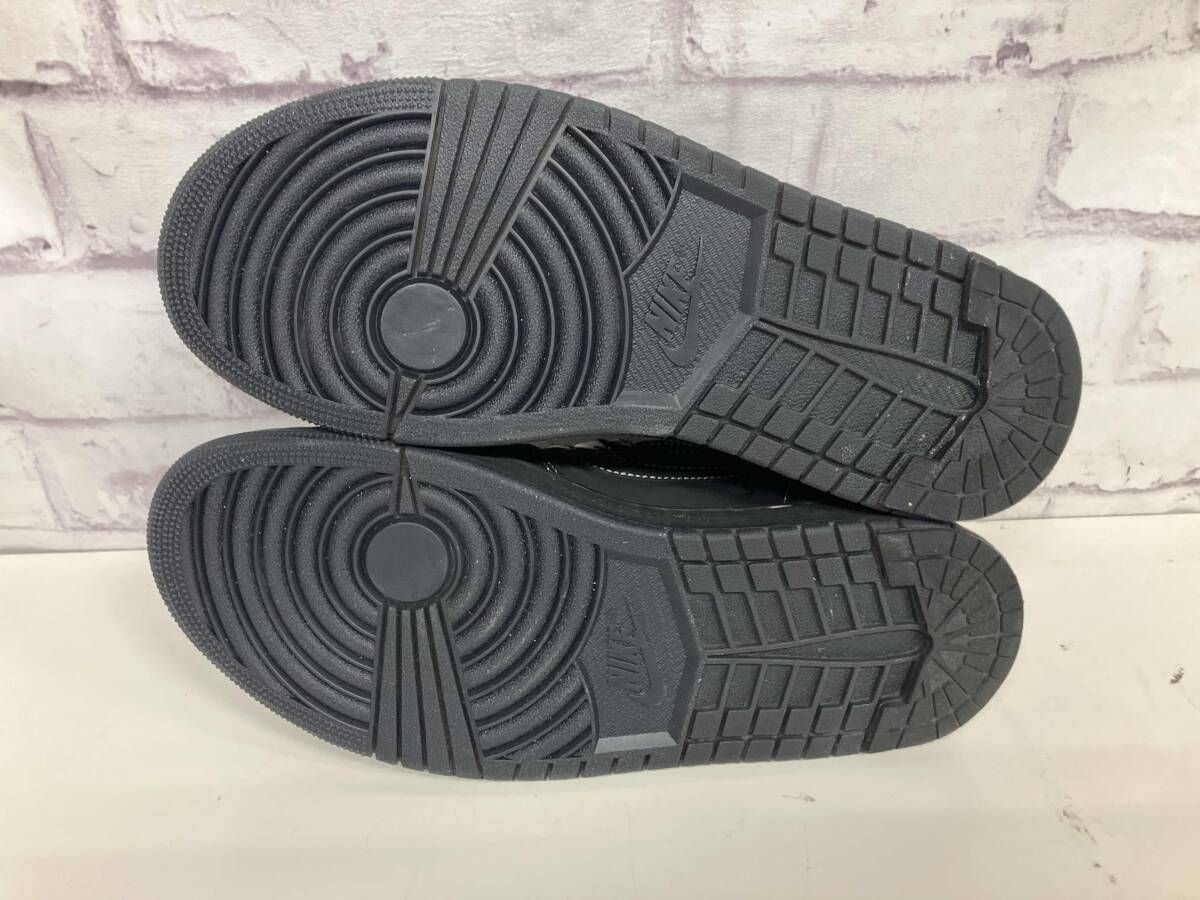  Travis Scott × Nike トラヴィススコット×ナイキ Air Jordan 1 Low OG SP Black Phantom 28 cm ブラック 箱あり 付属品あり メンズ 夏 スニーカー 靴