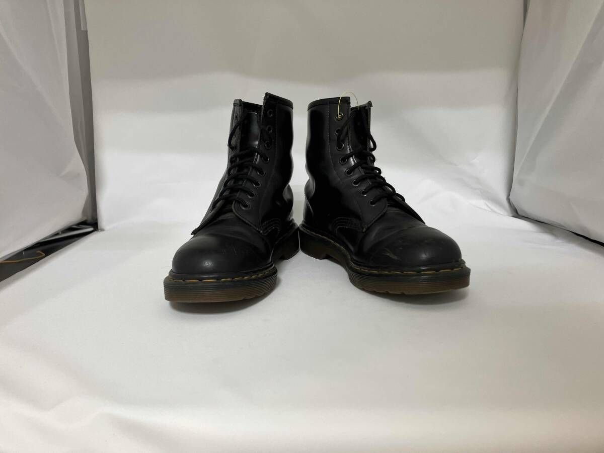 Dr.Martens ドクターマーチン AirWair レザーブーツ 8ホールブーツ ブラック UK 7 サイズ約26 cm