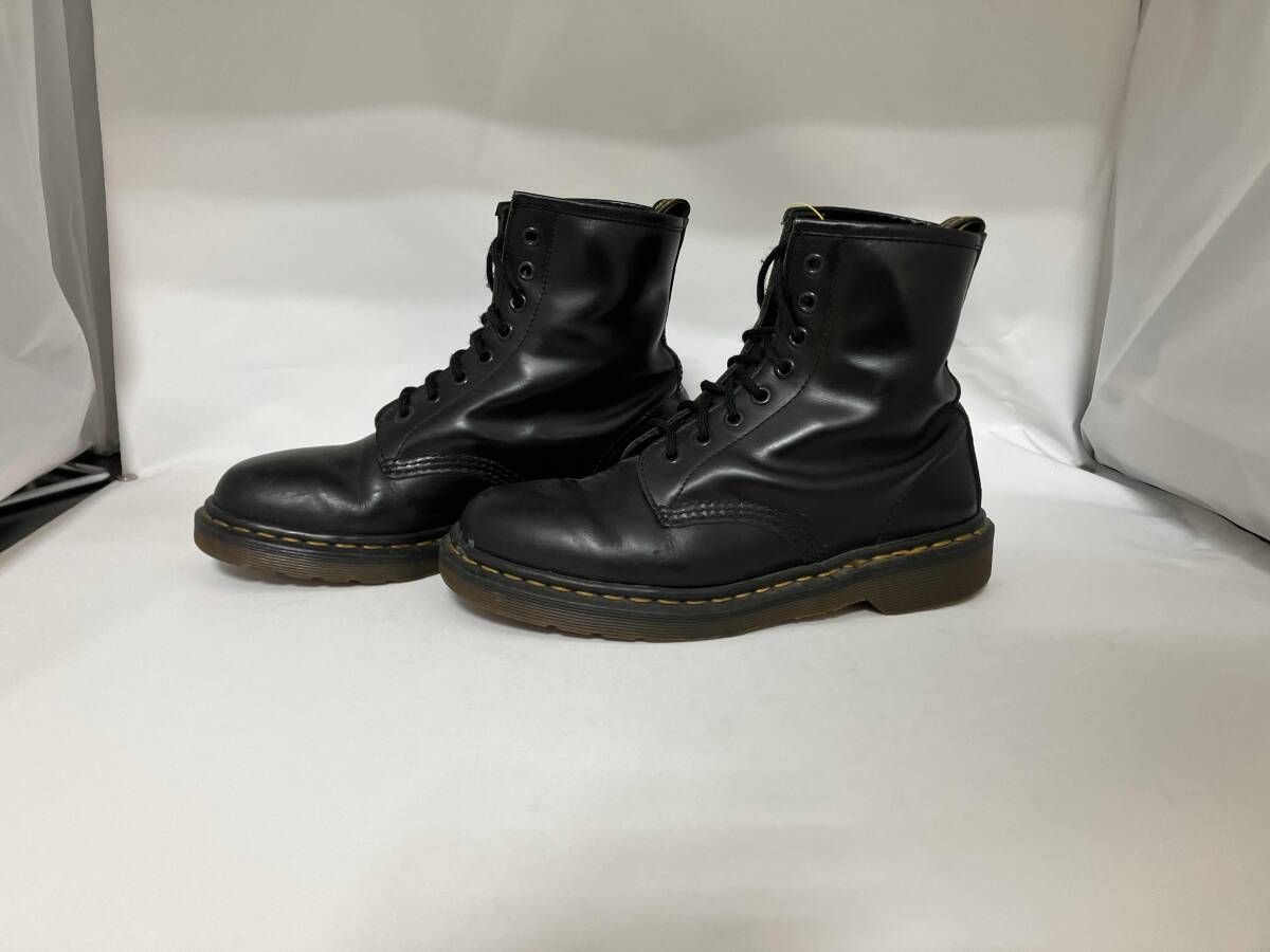 Dr.Martens ドクターマーチン AirWair レザーブーツ 8ホールブーツ ブラック UK 7 サイズ約26 cm