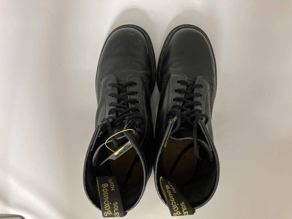  Dr.Martens ドクターマーチン AirWair レザーブーツ 8ホールブーツ ブラック UK 7 サイズ約26 cm その他 ブーツ 革靴