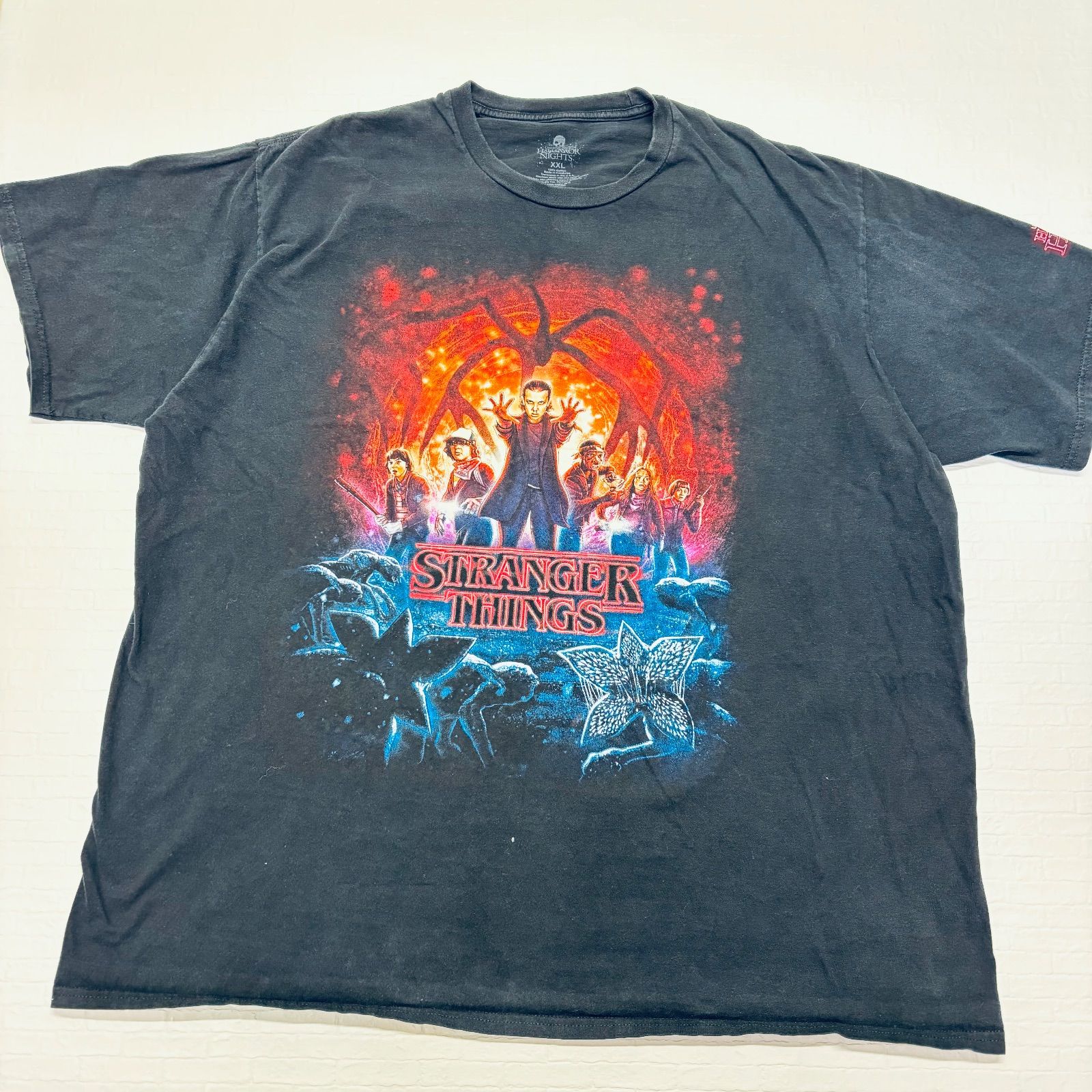 激レア ストレンジャーシングス USJ Tシャツ XXL 黒 2019 ハロウィン 