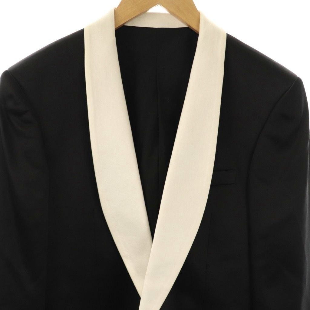 バルマン BALMAIN ショールカラー総裏地1Bテーラードジャケット 46