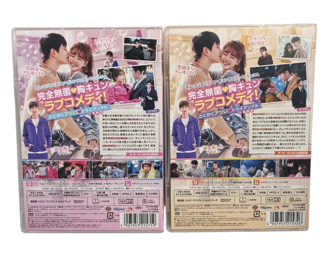 送料込】『とにかくアツく掃除しろ！ 〜恋した彼は潔癖王子⁉︎〜』DVD